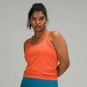 NWT Lululemon Swiftly Tech Racerback Tank 2.0 Race Length Warm Coral Orange Sz 6